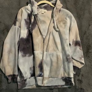 Vintage Havana oversized zip hoodie